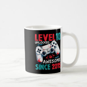 10. Geburtstag Junge Stufe 10 Phantastisch seit Kaffeetasse