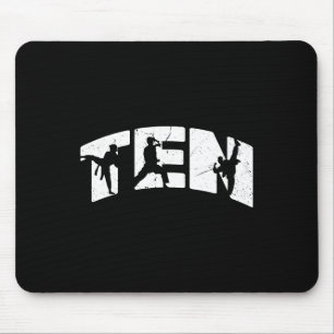 10. Geburtstag Karate Fighter 10 Jahre alter Girls Mousepad