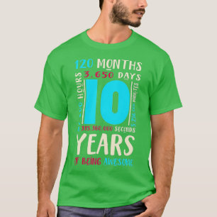 10. Geburtstag Kinder 10 Geschenke für 10-jährige  T-Shirt