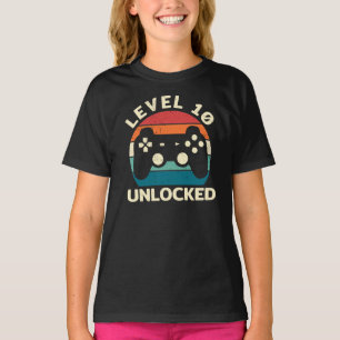 10. Geburtstag Level 10 Freigeschaltet T-Shirt