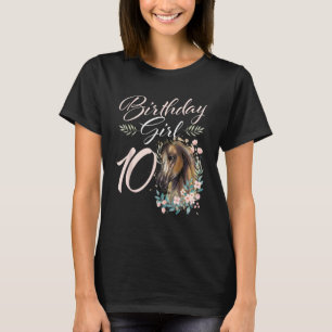 10. Geburtstag Mädchen Pferdeliebhaberin 10 Jahre T-Shirt