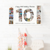 10. Geburtstag Party Nummer 10 FotoCollage Banner (Insitu)