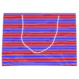 10. Geburtstag personalisiert rot blau Große Geschenktüte