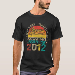 10. Geburtstag Phantastisch seit Oktober 2012 10 J T-Shirt