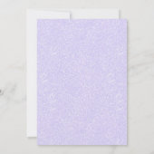 10. Geburtstag, Rainbow Glitzer Geburtstag Einladung (Rückseite)