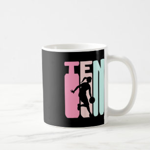 10. Geburtstag Retro Basketball Spieler 10 Jahre a Kaffeetasse