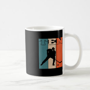 10. Geburtstag Retro Eishockey 10 Jahre alter Jung Kaffeetasse