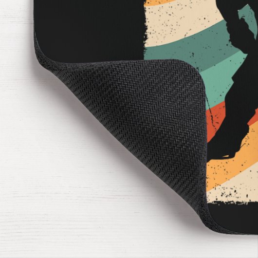 10. Geburtstag Retro Eishockey 10 Jahre alter Jung Mousepad (Ecke)