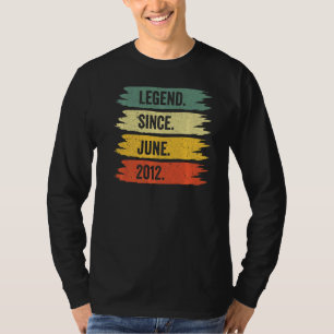 10. Geburtstag Retro Vintage Legenden wurden in J. T-Shirt