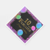 10. Geburtstag Serviette (Ecke)