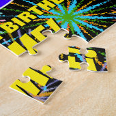 10. Geburtstag: Spaß, bunte feierliche Feuerwerke Puzzle (Seite)