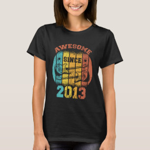 10. Geburtstag Vintag 2013 Retro 10 Jahre alter Ra T-Shirt