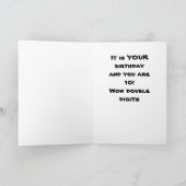 **10. GEBURTSTAG** WOW "DOPPELDIGITS" SAGT OTTER KARTE (Innenseite)