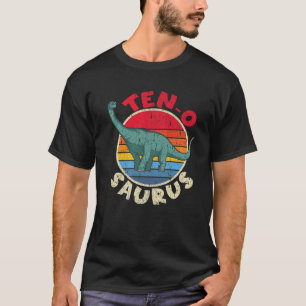 10. Geburtstag Zehn O Saurus I Brachiosaurus I Fam T-Shirt