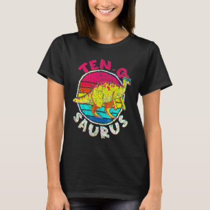10. Geburtstag Zehn O Saurus I Parasaurolophus Fam T-Shirt