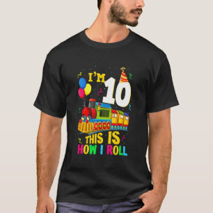 10. Geburtstag Züge Mädchen 10 Jahre alt ich bin d T-Shirt