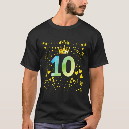 10. Geburtstage T-Shirt (Vorderseite)