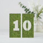 10. Geburtstags-Einladung Einladung (Stehend Vorderseite)