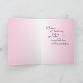 10. Geburtstags-kleine Kuchen, rosa Karte (Innenseite)