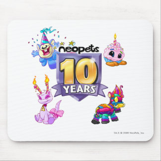 10. Geburtstags-Logo Mousepad