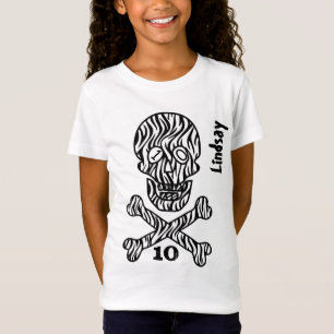 10. Geburtstags-Totenkopf mit gekreuzter Knochen T-Shirt