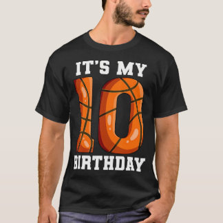 10. Geburtstagsbasketball T-Shirt