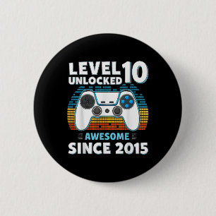 10. Geburtstagsdekorationen Sohn Junge 10J 2015 10 Button