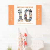 10. Geburtstagsfeier 10. FotoCollage Banner (Insitu)