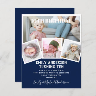 10. Geburtstagsfoto Collage laden Boy Girl Mixed e