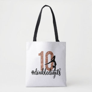 10. Geburtstagsgeschenk Doppel Digits Girls Gymnas Tasche