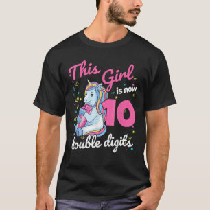 10. Geburtstagsgeschenk Einhorn Dieses Mädchen ist T-Shirt