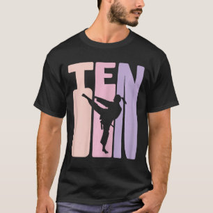 10. Geburtstagsgeschenk Karate Retro Taekwondo Mar T-Shirt