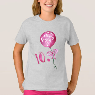 10. Geburtstagskarl, JubiläumsGirls-Geschenke T-Shirt