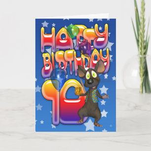 10. Geburtstagskarte, Happy Birthday Karte