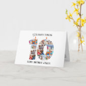 10. Geburtstagskarte Karte (Gelbe Blume)