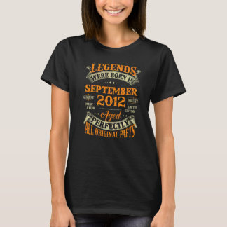10. Geburtstagslegenden Geboren im September 2012  T-Shirt