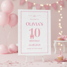 10. Geburtstagsmädchen Begrüßung Party Foam Board