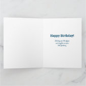 10. Geburtstagsnummer Foto Collage Karte (Innenseite)