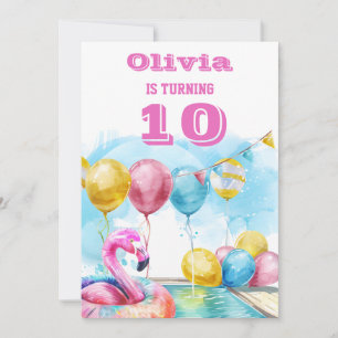 10. Geburtstagsparty Einladung