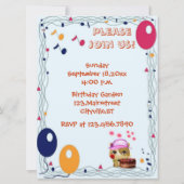 10. Geburtstagsparty Einladung (Rückseite)