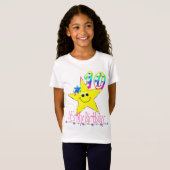 10. Geburtstagsparty Shirt Stars (Vorne ganz)