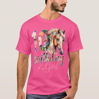 10. Geburtstagspferd 10 Jahre altes Geburtstagskin T-Shirt