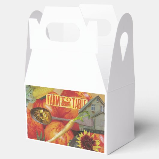 10 Gefälligkeitsboxen mit Fresh Produce Theme Geschenkschachtel (Geöffnet)