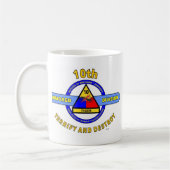 10. GEPANZERTE ABTEILUNG " ERSCHRECKEN u. Kaffeetasse (Links)
