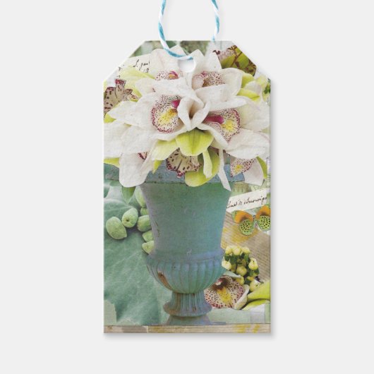 10 Geschenkartikel mit Orchideen Geschenkanhänger (Vorderseite)