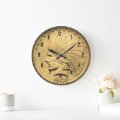 $10 GOLD PIECE GROßE WANDUHR (Zuhause)