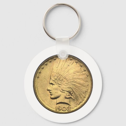 10 GOLD-STÜCKE $ SCHLÜSSELANHÄNGER (Vorderseite)