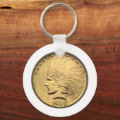 10 GOLD-STÜCKE $ SCHLÜSSELANHÄNGER (Vorderseite)