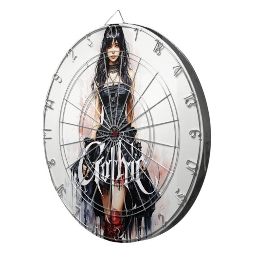 #10 Gothic Spaß Dartscheibe (Vorderseite rechts)