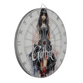 #10 Gothic Spaß Dartscheibe (Vorderseite Links)